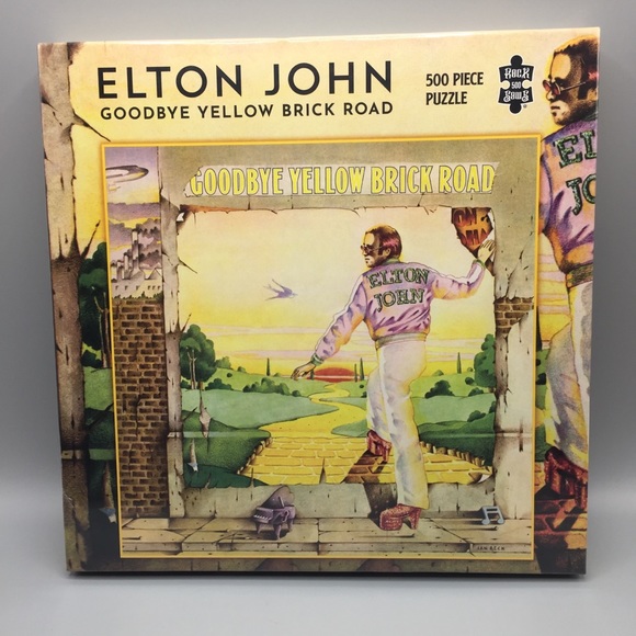 Elton John Goodbye Yellow Brick Road Puzzle - Picture 1 of 4